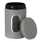 POTE HERMÉTICO 1,2 L CAPSULE - CINZA/INCOLOR - Foto 4