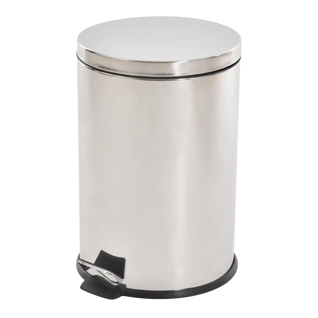 LIXEIRA 3 L MALDEN - INOX/PRETO - Foto 2