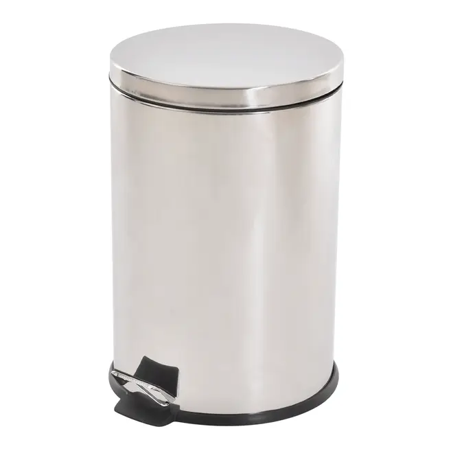 LIXEIRA 3 L MALDEN - INOX/PRETO - Foto 2