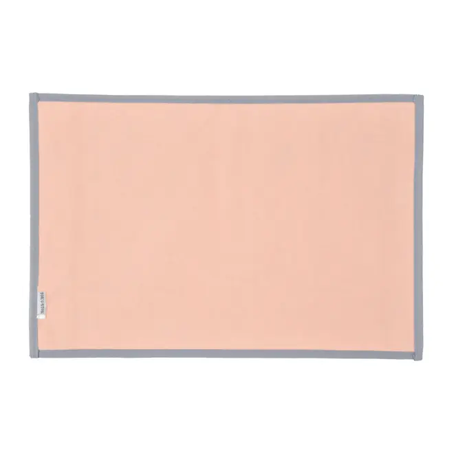 LUGAR AMERICANO 34 CM X 50 CM PASCOQUETTE - BLEU CENDRÉ/VIN ROSE - Foto 2