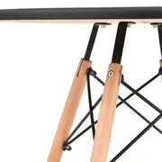 MESA INFANTIL REDONDA 60 CM EASY WOOD - FAIA/PRETO - Foto 4