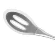 COLHER VAZADA 32 CM SILIKS - INOX/ARGILA - Foto 4