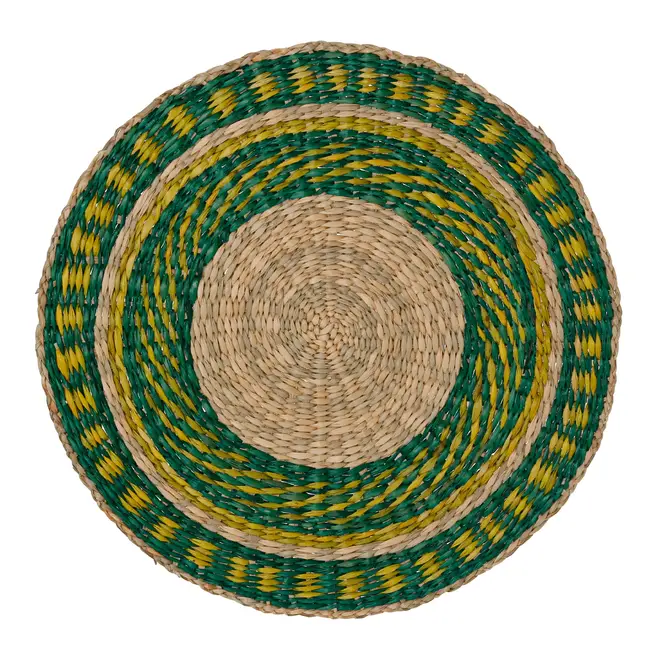 LUGAR AMERICANO 35 CM BOLGATANGA - RELVA/MULTICOR - Foto 1