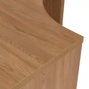 MESA DE CANTO 1,01 M X 1,01 M BOSS - OAK TAMMI/BRANCO - Foto 7