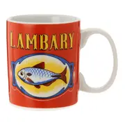 CANECA 300 ML MEMÓRIA INTERIOR LAMBARY - VERMELHO/MULTICOR - Foto 1