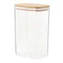 POTE HERMÉTICO 2,3 L BAMBUCCI - INCOLOR/BAMBU - Foto 3