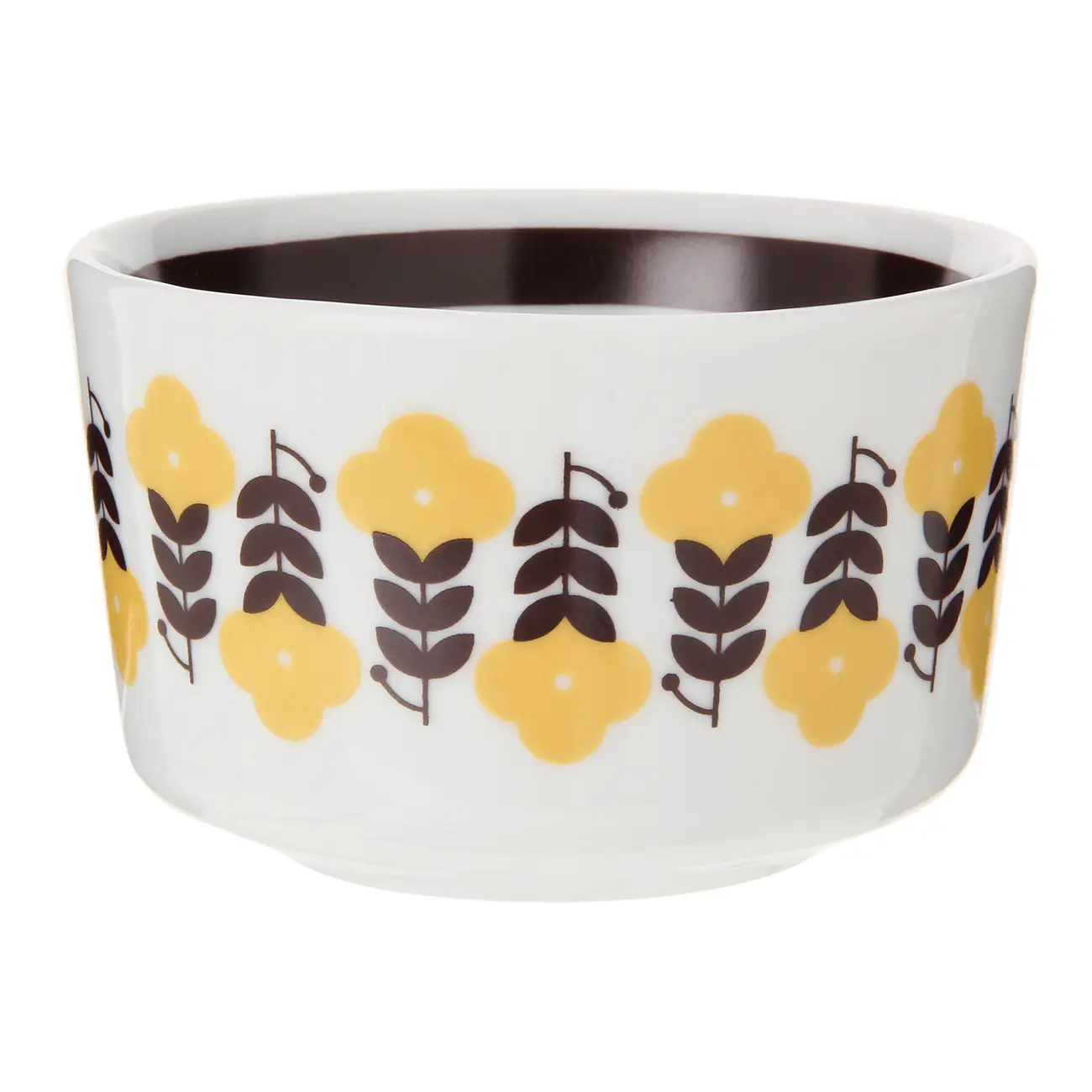 TIGELA 12 CM BLOOMBELOT - AMARELO HANBAR/MARROM DE LEI - Foto 1