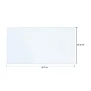 KIT COM 5 PRATELEIRAS PARA ESTANTE 4 MM X 60 CM X 30 CM THE GRID - INCOLOR - Foto 4