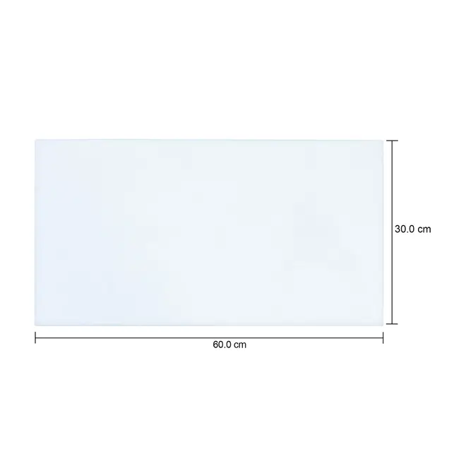 KIT COM 5 PRATELEIRAS PARA ESTANTE 4 MM X 60 CM X 30 CM THE GRID - INCOLOR - Foto 4