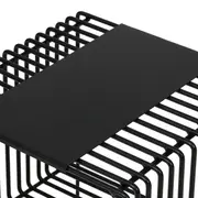 MESA LATERAL 40 CM X 42 CM TELMA - PRETO - Foto 8