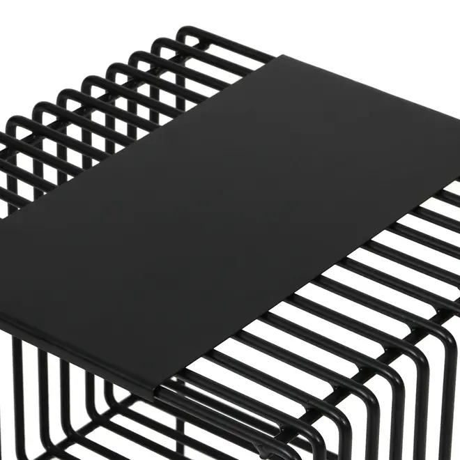 MESA LATERAL 40 CM X 42 CM TELMA - PRETO - Foto 8