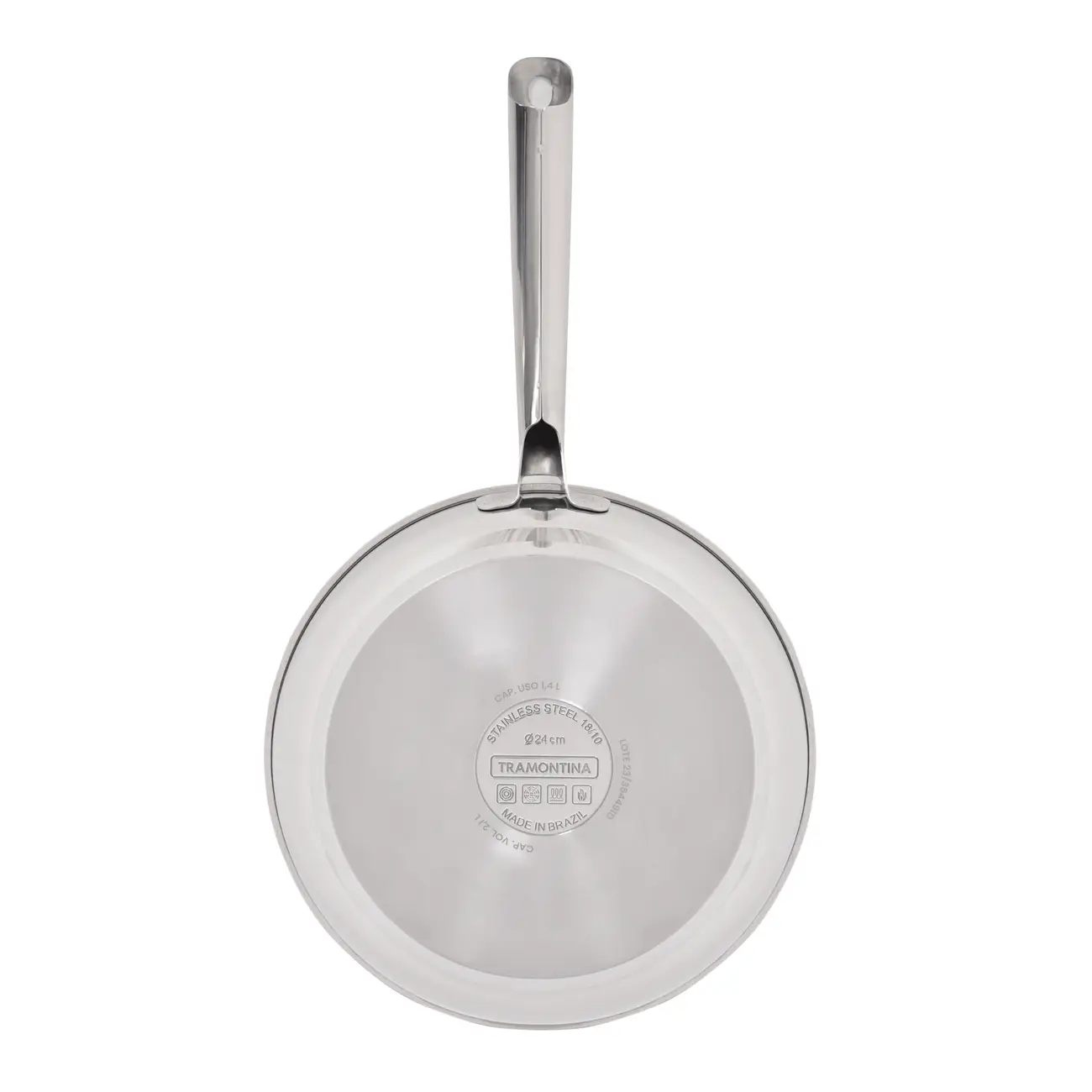 FRIGIDEIRA INDUÇÃO 24 CM UNA - INOX - Foto 4