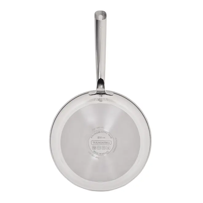 FRIGIDEIRA INDUÇÃO 24 CM UNA - INOX - Foto 4