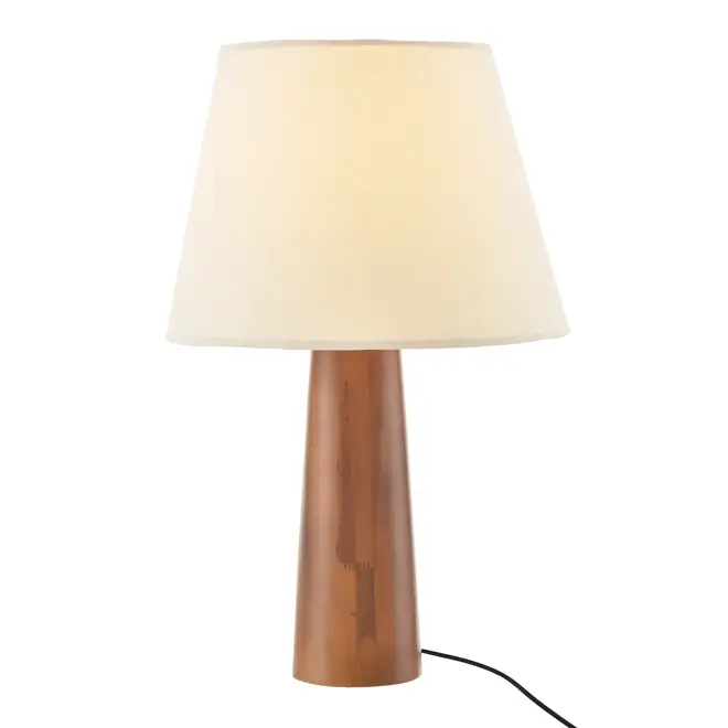 LUMINÁRIA DE MESA MASSIV C/CUP Z - NOZES/NATURAL - Foto 2