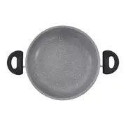 CAÇAROLA INDUÇÃO 24 CM GRANITY - KONKRET/PRETO - Foto 4