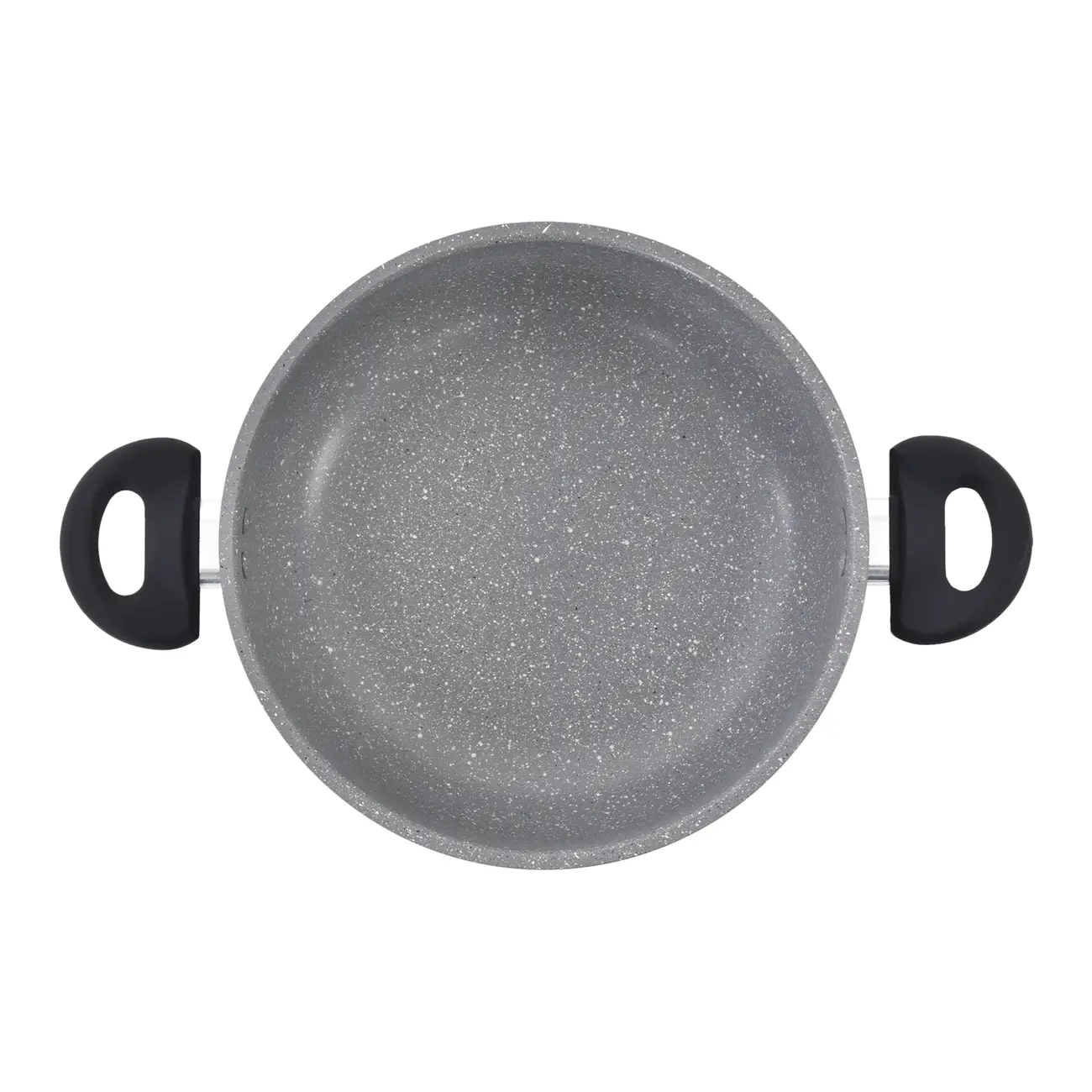 CAÇAROLA INDUÇÃO 24 CM GRANITY - KONKRET/PRETO - Foto 4