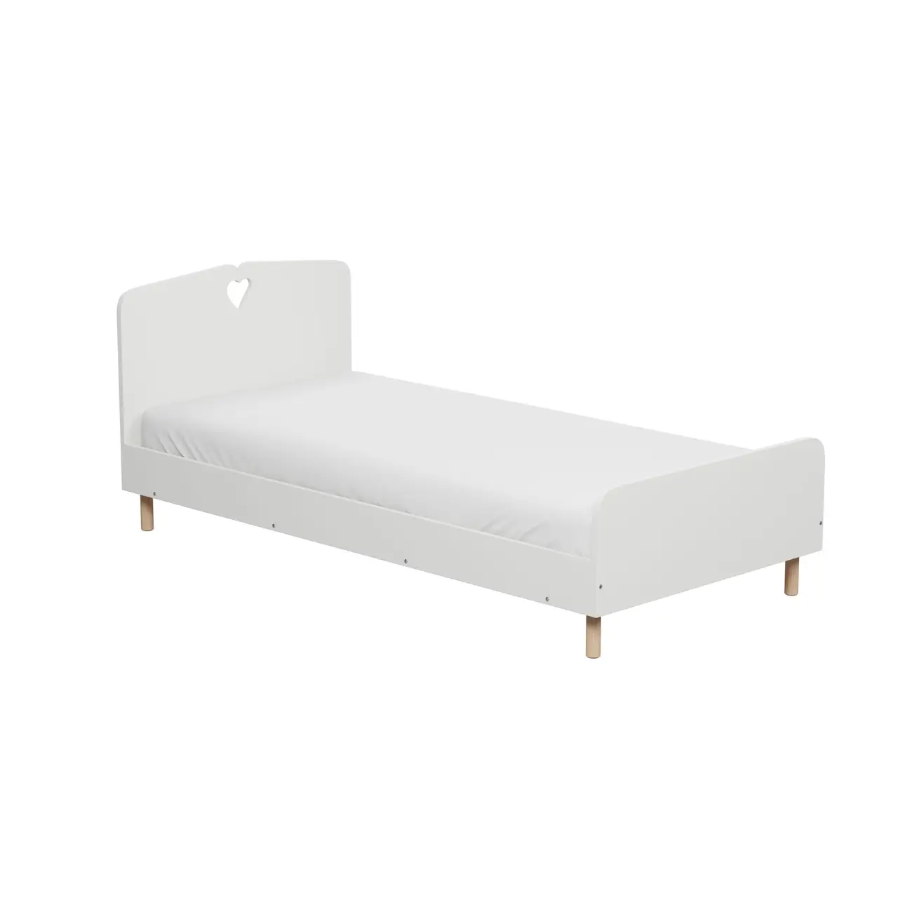 MY LITTLE LOVE CAMA SOLTEIRO 88 CM - BRANCO/NATURAL WASHED - Foto 20