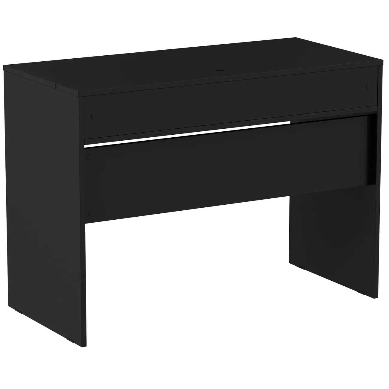 ESCRIVANINHA 2 GAVETAS 1,03 M X 51 CM PRATY - PRETO - Foto 4