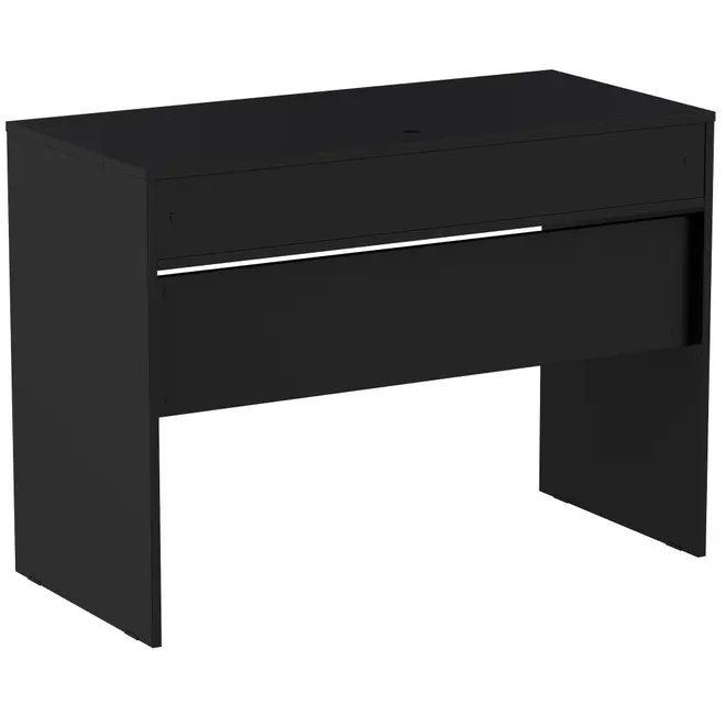 ESCRIVANINHA 2 GAVETAS 1,03 M X 51 CM PRATY - PRETO - Foto 4