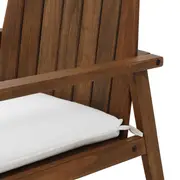 CADEIRA C/BRAÇOS E ALMOFADA LEME - TAMARINDO/BRANCO - Foto 6