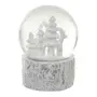 ADORNO GLOBO RENA 13 CM VILAREJO NOEL - BRANCO/INCOLOR - Foto 5