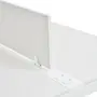 EST TRAB DUPLA C/ DIVISÓRIA METRIC - BRANCO/GRANILITE - Foto 9