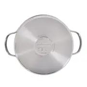 CAÇAROLA INDUÇÃO 20 CM UNA - INOX/INCOLOR - Foto 4