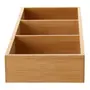 ORGANIZADOR 38 CM X 15 CM 3 DIVISÓRIAS BAMBOO - BAMBU - Foto 5