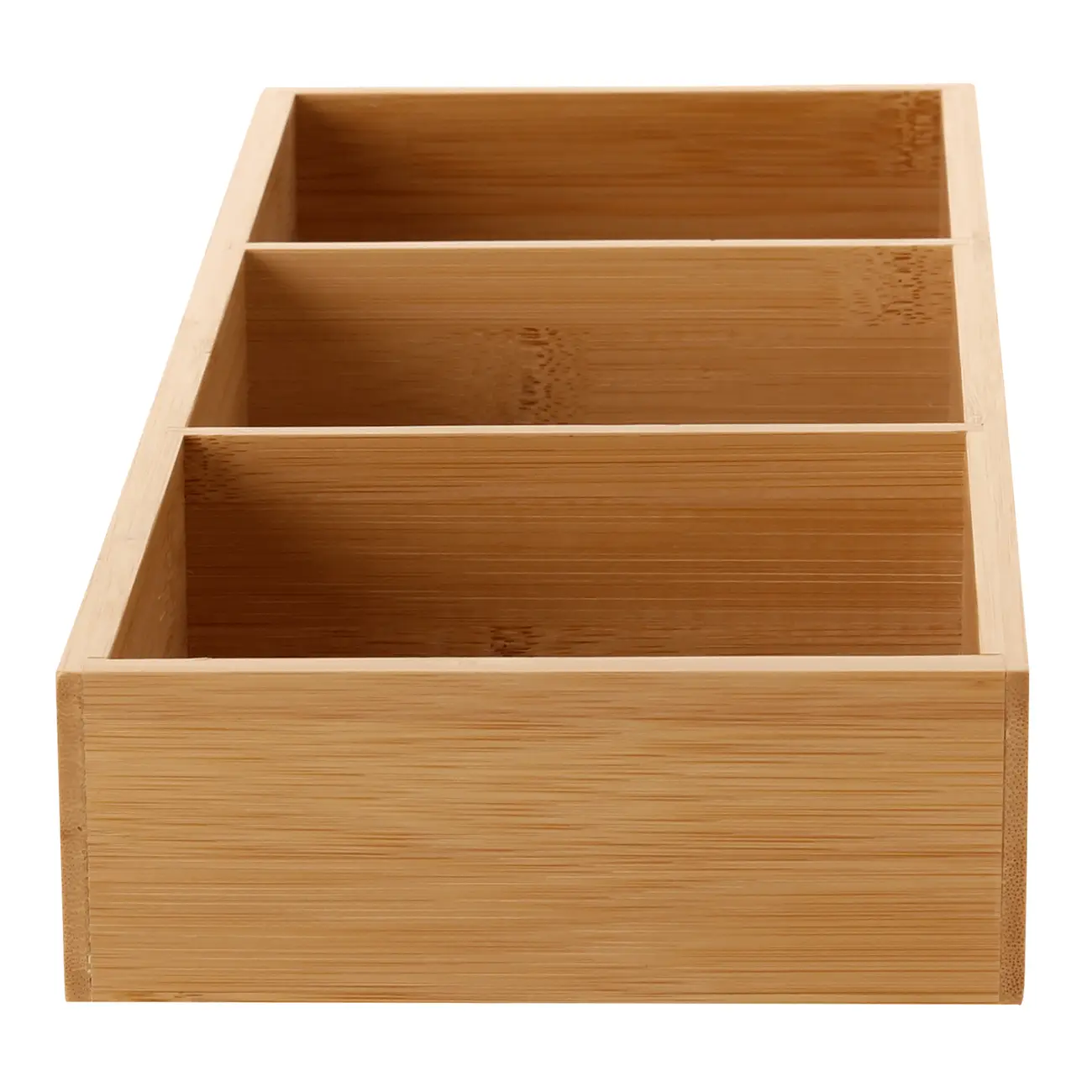 ORGANIZADOR 38 CM X 15 CM 3 DIVISÓRIAS BAMBOO - BAMBU - Foto 5