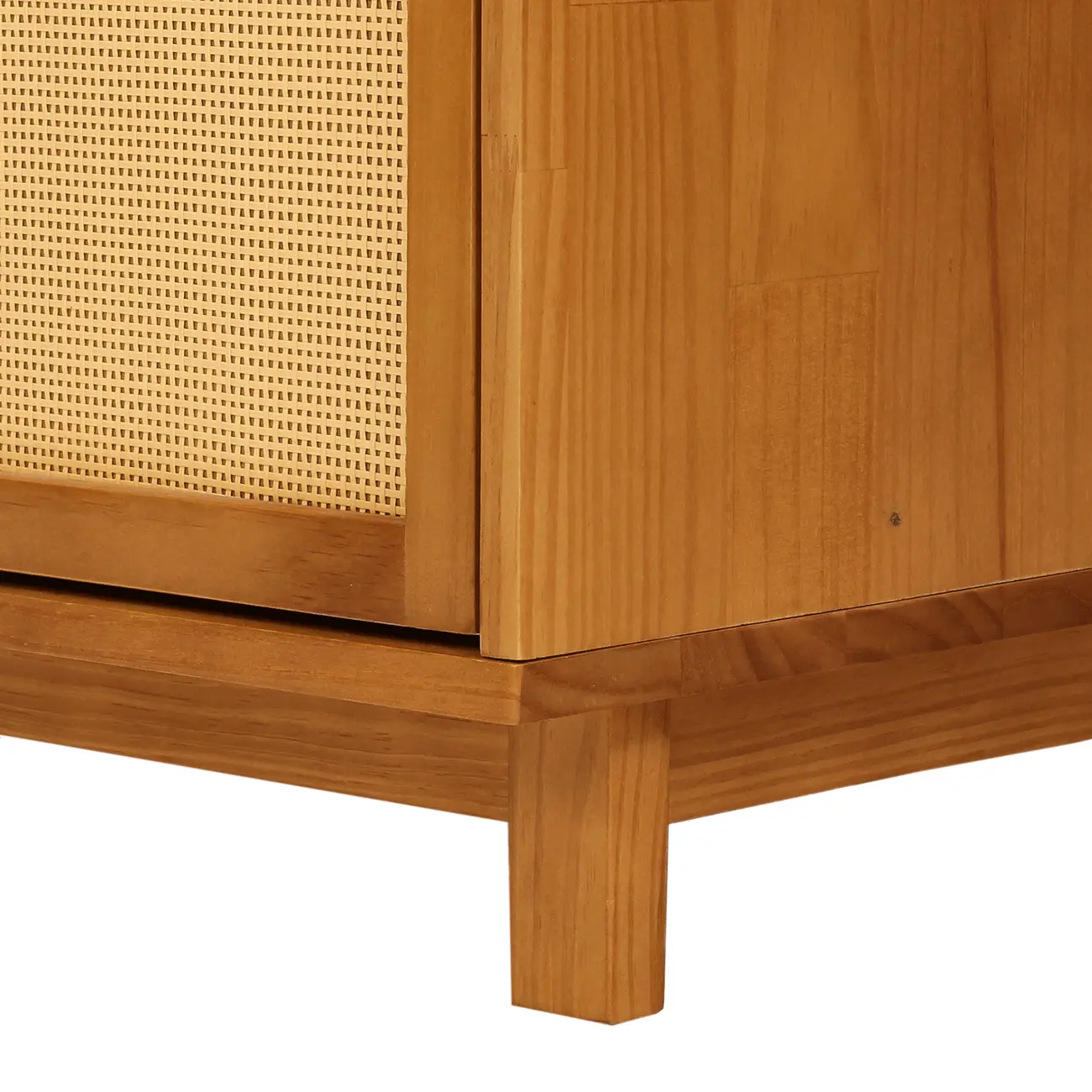 ESCRIVANINHA 1 PORTA COM PALHINHA 1,20 M X 52 CM PALHANDI - AMÊNDOA/NATURAL - Foto 10