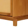 ESCRIVANINHA 1 PORTA COM PALHINHA 1,20 M X 52 CM PALHANDI - AMÊNDOA/NATURAL - Foto 10
