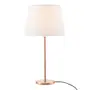 LUMINÁRIA MESA LUMI-ROUND C/CUP P - COBRE/BRANCO - Foto 2