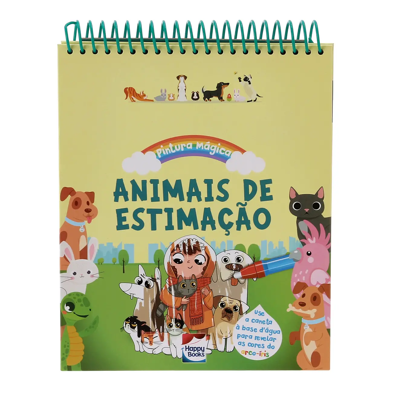 PINTURA MÁGICA: ANIMAIS DE ESTIMAÇÃO LIVRO INFANTIL - MULTICOR - Foto 2