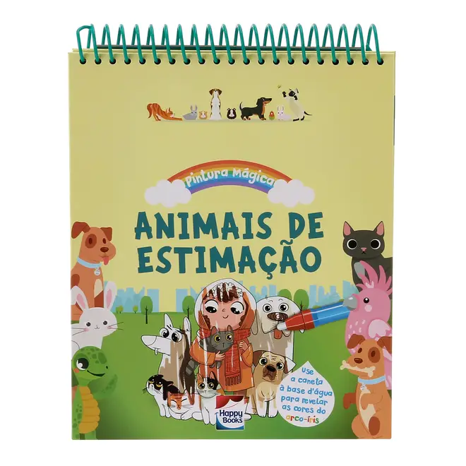 PINTURA MÁGICA: ANIMAIS DE ESTIMAÇÃO LIVRO INFANTIL - MULTICOR - Foto 2