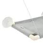 CAMA DE JANELA PARA GATOS COM VENTOSA LOUDLY - CINZA/INCOLOR - Foto 6