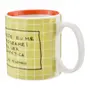 CANECA 330 ML IDA - SER SIMPÁTICA - VERDE CLARO/TERRACOTA - Foto 3
