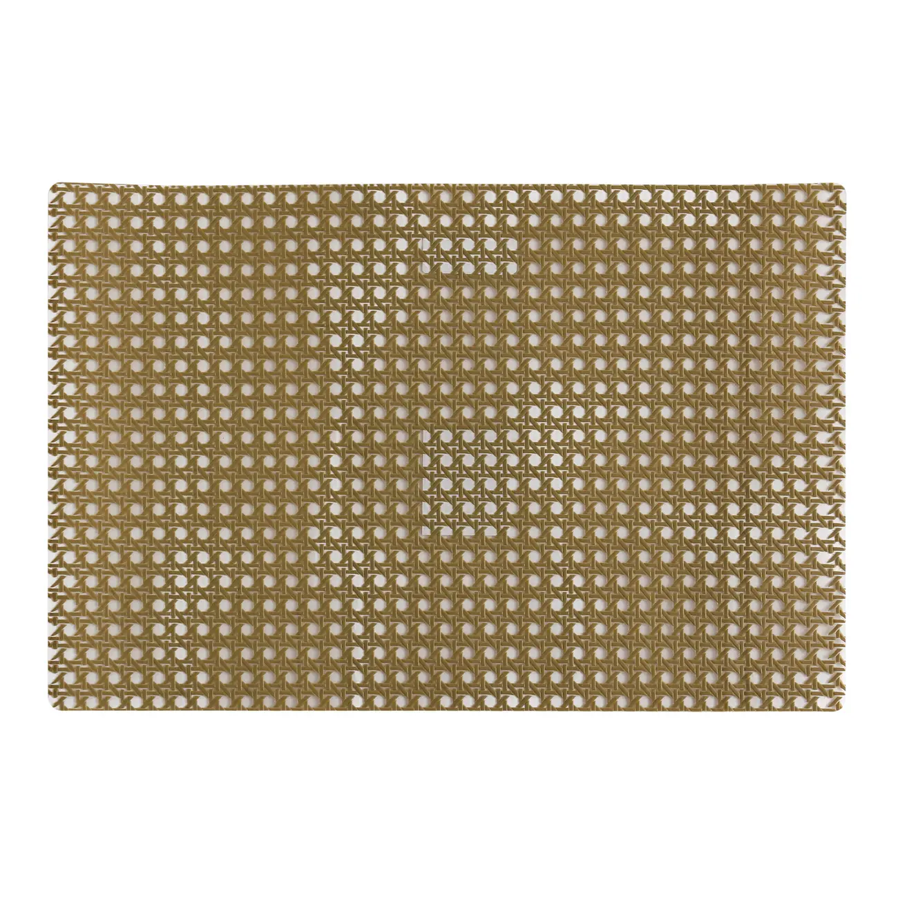 LUGAR AMERICANO PLÁSTICO 45 CM X 30 CM MATT - CAQUI - Foto 1