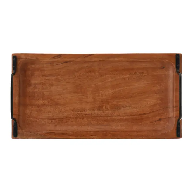 BANDEJA 41 CM X 20 CM ACÁCIA - ACÁCIA/PRETO - Foto 4