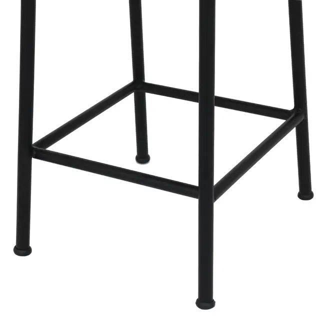 BANCO BAIXO FABRIC - PRETO/EUCALIPTO - Foto 5