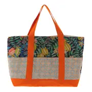 BOLSA DE PRAIA SAUDADE TROPICAL - LARANJA/MULTICOR - Foto 2