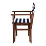 CADEIRA LEME COM ASS/ENCOSTO BLUESTRIPE - TAMARINDO/AZUL - Foto 2