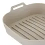 FÔRMA PARA FRITADEIRA 18 CM X 18 CM EASY FRY - BEGE - Foto 6