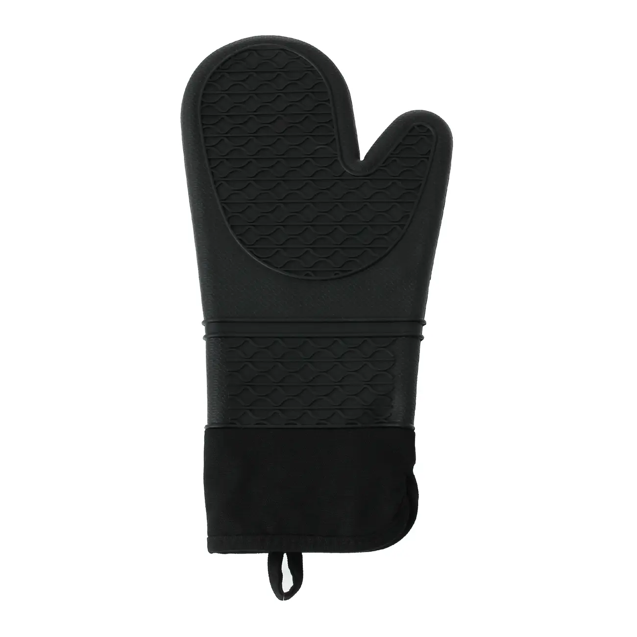 LUVA DE FORNO LONGA THERMAL - PRETO/PRETO - Foto 1