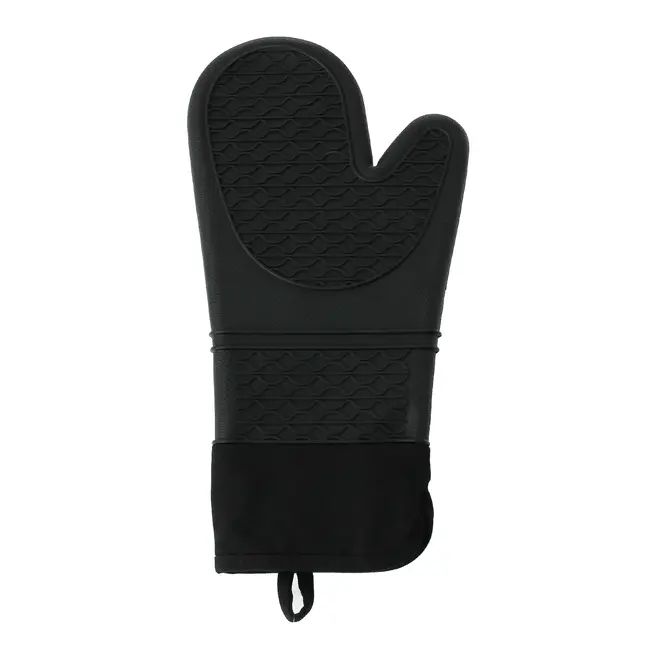LUVA DE FORNO LONGA THERMAL - PRETO/PRETO - Foto 1