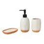 KIT BANCADA 3 PEÇAS DAWA - BRANCO/CASCA DE URUCUM - Foto 3