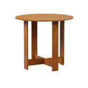 MESA DE COZINHA DOBRÁVEL OVAL 1 M X 80 CM TINA - AMÊNDOA - Foto 3