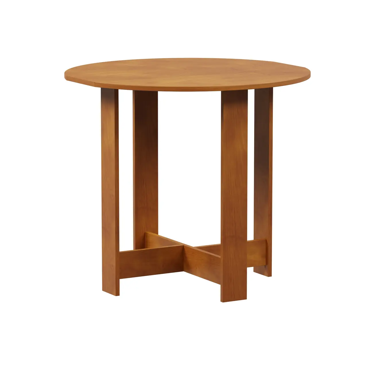 MESA DE COZINHA DOBRÁVEL OVAL 1 M X 80 CM TINA - AMÊNDOA - Foto 3