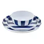 KIT LOUCAS BLUESTRIPE 3 PEÇAS - BRANCO/AZUL ESCURO - Foto 2