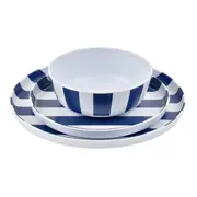 KIT LOUCAS BLUESTRIPE 3 PEÇAS - BRANCO/AZUL ESCURO - Foto 2