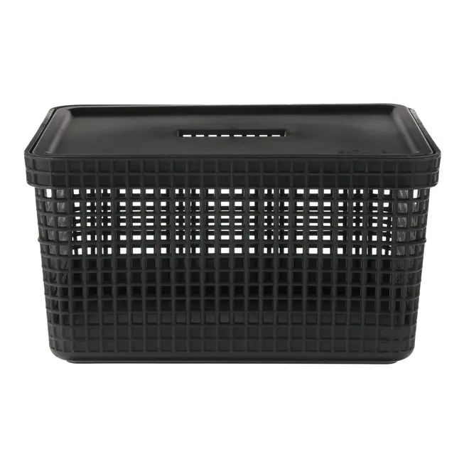CAIXA 22 CM X 38 CM X 28 CM GRID - PRETO - Foto 3